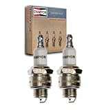 2 pc Champion 973 RJ19HX Copper Plus Spark Plugs