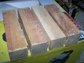 4 Pieces Kentucky Coffee Tree Turning Blocks Lumber Lathe 3 X 3 X 12"