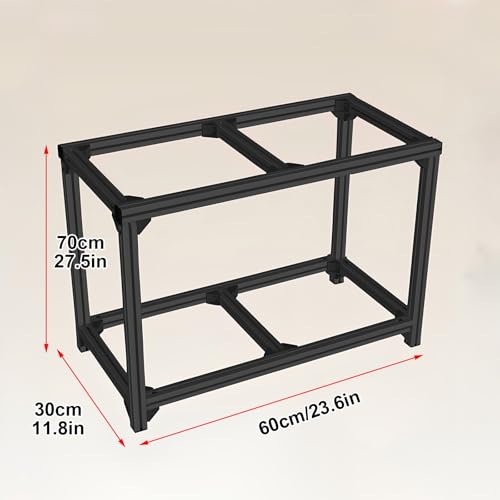 Support d'aquarium robuste en aluminium anodisé avec structure en T - 3