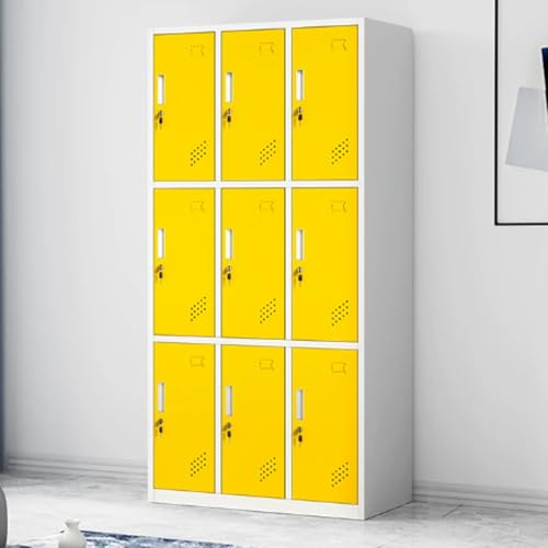 JOSOGO Steel Storage Locker, for Gym, Bathroom, Employee Dormitory, Swimming Pool, Changing Room, for Bag Storage and Clothes Organization(15)