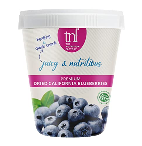 Image of the nutrition factory Premium California Blueberry 350 gram | Juicy | Dried | 99% Fat Free | Healthier Skin