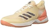 Adidas adidas Damen Adizero Ubersonic 3 W Clay Tennisschuh, Grau (Ecru Tint/Noble Indigo/Chalk Coral), 42 EU