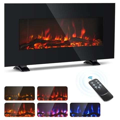 CO-Z 85cm Electric Fireplace with Remote Control Cover