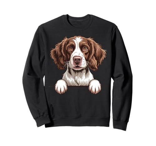 Un divertente Springer Spaniel inglese che sbircia la testa per salutarci. Ideale per qualsiasi mamma Springer Spaniel inglese, papà, proprietario di animali domestici o amante dei cani.
