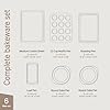 BAKKEN 6-Piece Kitchen Baking Pan Set - Commercial Grade Carbon Steel Bakeware, With Nonstick Coating, Stackable and Space-saving Design, PFOA, PFOS, PTFE Free, Oven Safe Tray (Up To 450°F), Brown #1