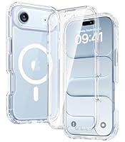 Diaclara Magnetic for iPhone Air Case 6.5-Inch, Fit for MagSafe, Full Body Bumper Case with Built-in Touch Sensitive Anti-Scratch Screen Protector, [Full Camera Protection] Phone Cover (Clear)
