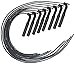Moroso 73805 Universal Black Ultra 40 Wire Set, Hemi Plug Ends