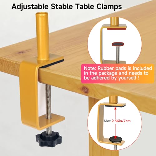 Support de tringle de table pour suspendre décoration de fleurs sans percer - 4