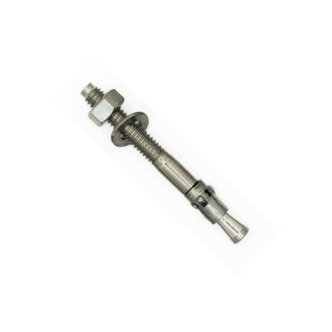 Stainless Steel Wedge Anchors - 5 Pack -5 Stainless Steel Wedge Anchors - 5 Pack -5