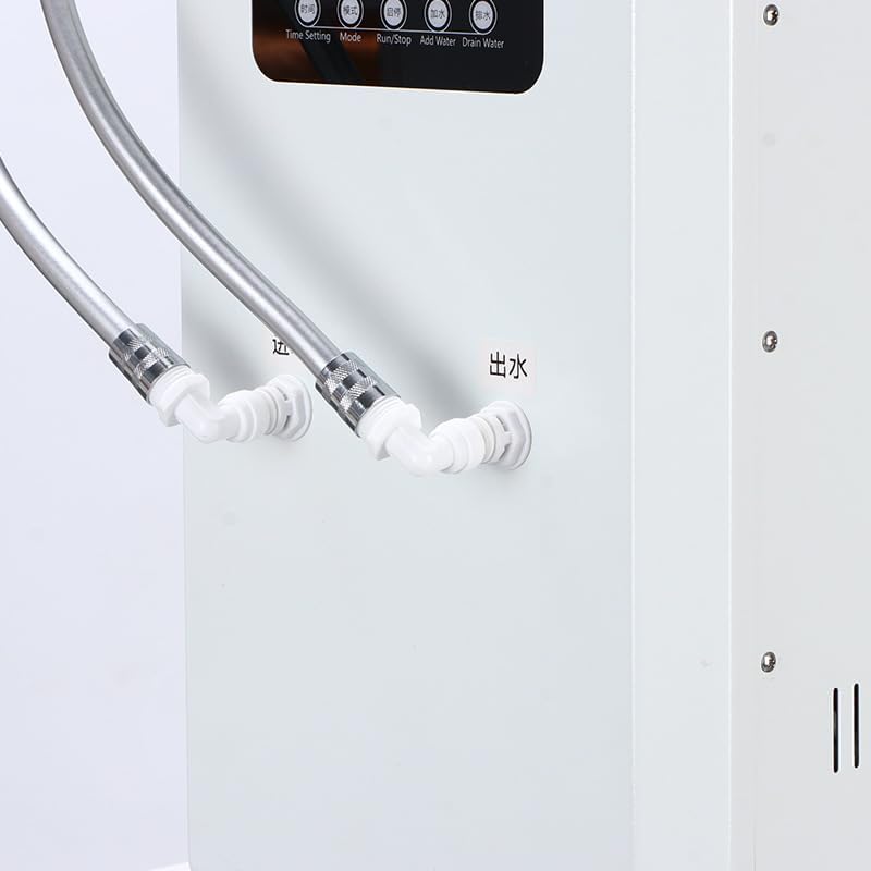 HNZXIB Hydrogen Water Bath Machine - PEM Electrolysis, 99.999% High Concentration H2, 3.5L/Min, 10-60 Min Timer, 220V, Quiet Operation, LCD Display, for Home Spa & Relaxation