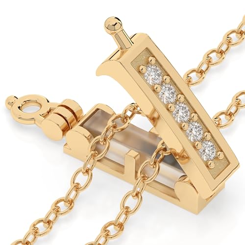 Infinity Clips Necklace Shortener for Thin Chains 1pc Large 18k Gold Plated Brass Necklace Shortener Clasp to Shorten and Layer Rope Snake Box Small Chains 1.3mm to 2.5mm Adjuster Clip