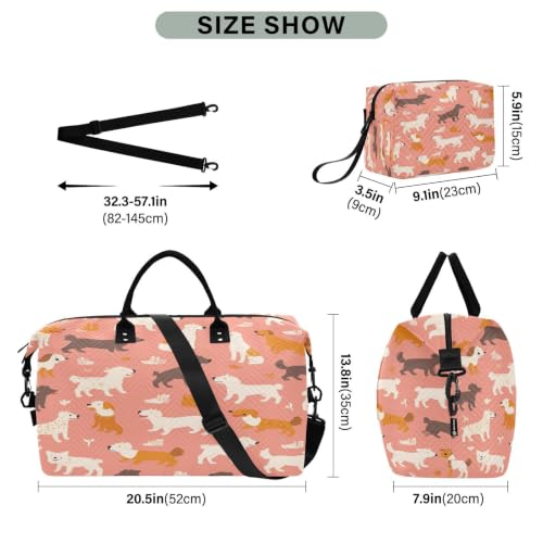 Sac à main de week-end robuste contre le désordre des bagages légers - 3