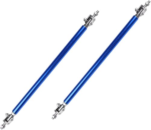 FINDAUTO Varillas divisoras universales, ajustables de 10 a 13 pulgadas, varillas de soporte de labio delantero negro, varillas de apoyo para