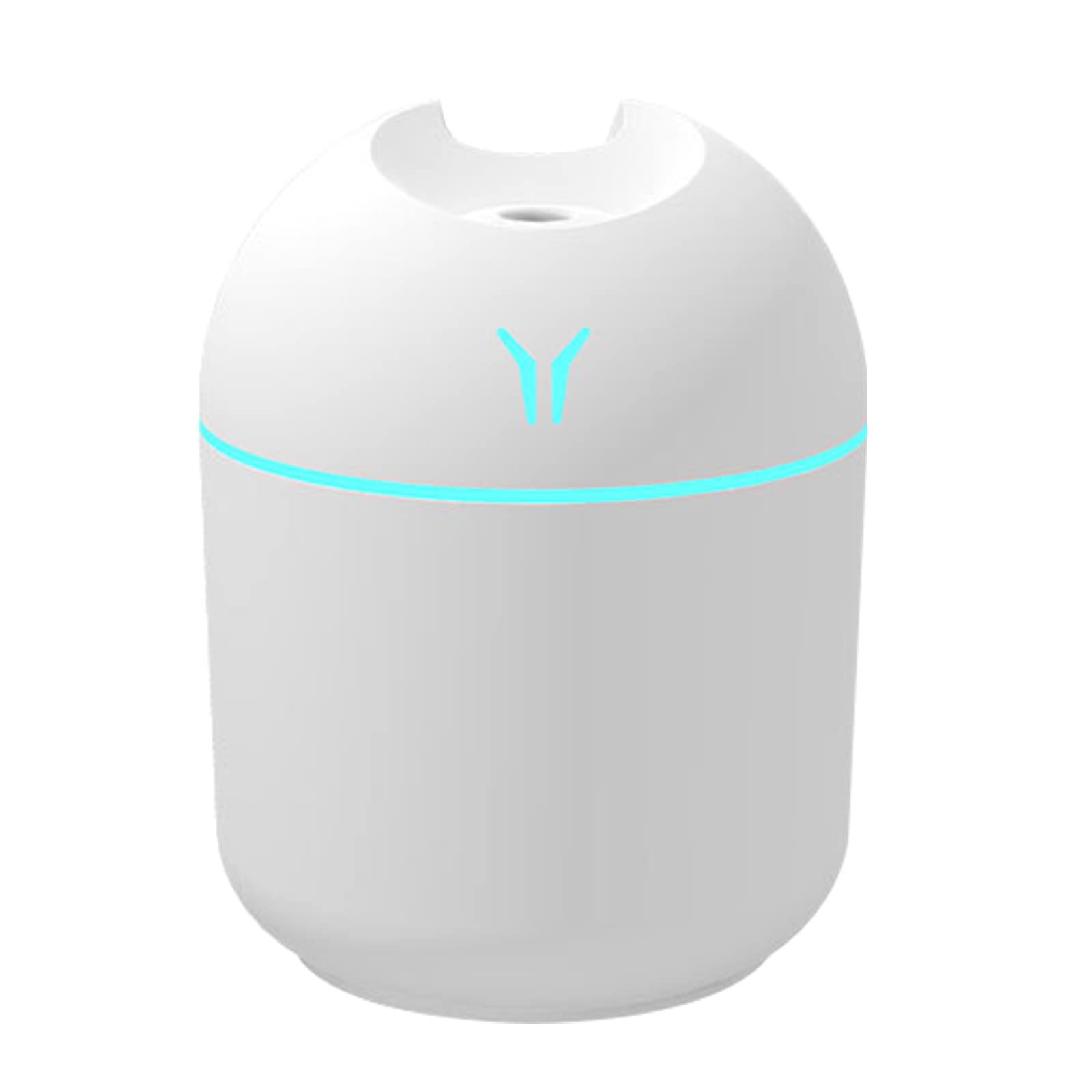 Small Humidifiers for Bedroom 250ml Easy To Fill Clean Quiet Ultrasonic Mini Humidifier with 2 Mist Modes and