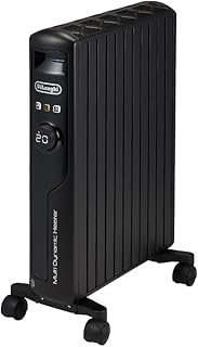 De’Longhi (デロンギ) マルチダイナミックヒーター MDHS15-PB 電気ヒーター ゼロ風暖房 静音 表面温度約60℃ エコモード チャイルドロック [10-13畳] [マットブラック] デロンギファミリー登録で5年保証