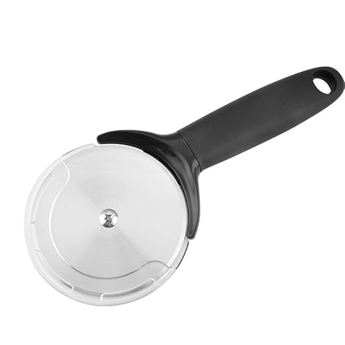 Pizza Cutter Wheel with Protective Cover - Stainless Steel Blade & Non-Slip Ergonomic Handle for Easy Cutting Pizza, Pastries, Dough - Kitchen Gadgets & Utensils (Rocking Style)