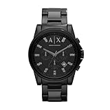 Armani Exchange A|X Men's Chronograph Black Stainless Steel Watch (Model: AX2093)