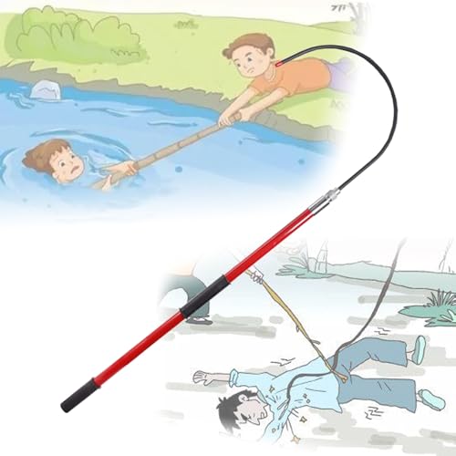 Pértiga de rescate gancho de rescate para piscinas y áreas eléctricas