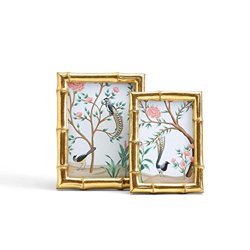 Two's Company Set Of 2 Gold Faux Bamboo Photo Frames #TOP15