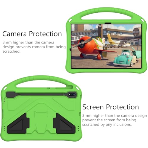 Coque anti-chute Galaxy Tab S9 FE+ pour éviter les écrans cassés