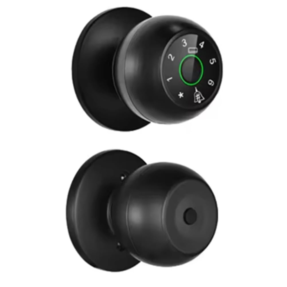UDSKNV[KSL Smart Door Handle Tuya Bluetooth Fingerprint Door Lock Digital Keyless Electronic Bedroom Lock Smart Door Fingerprint Lock