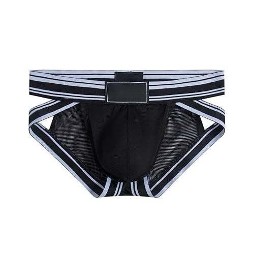 Men's Underwear Briefs Breathable Comfortable Mesh Underwear Low Rise Briefs3