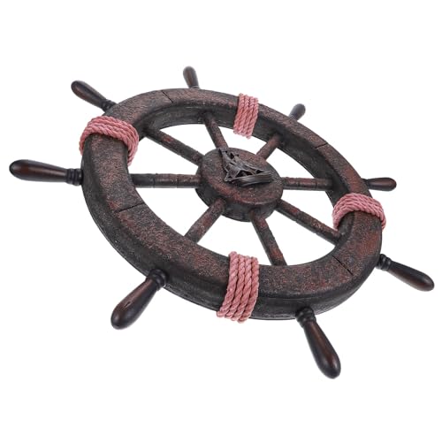 Gouvernail décoratif en bois marron ERINGOGO pour mur