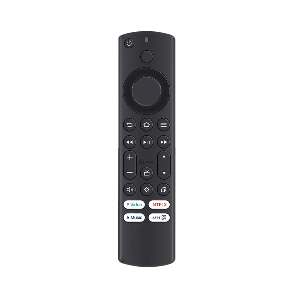 7SEVEN® Compatible with Onida tv Remote Suitable for Fire OS 4k UHD Television 32 40 43 50 55 58 inches DLED ELED Onida fire tv Remote – No Alexa Feature or Voice Command 7SEVEN® Compatible with Onida tv Remote Suitable for Fire OS 4k UHD Television 32 40 43 50 55 58 inches DLED ELED Onida fire tv Remote – No Alexa Feature or Voice Command