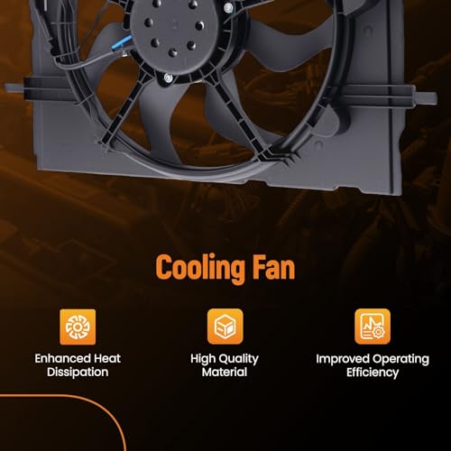 Image of maXpeedingrods AC Radiator Cooling Fan Assembly for Nissan Sentra 2.0L L4 Engine 2020-2024, 214816LB0B NI3115164