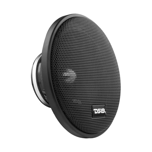 DS18 PRO-FR5NEO Loudspeaker- 5.25', Full-Range, Silver Aluminum Bullet, 400W Max, 200W RMS, 4 Ohms, Neodymium Magnet - The Most Elegant Neodymium Full Range Loudspeakers Available