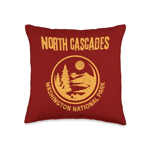 North Cascades Washington National Park Throw Pillow