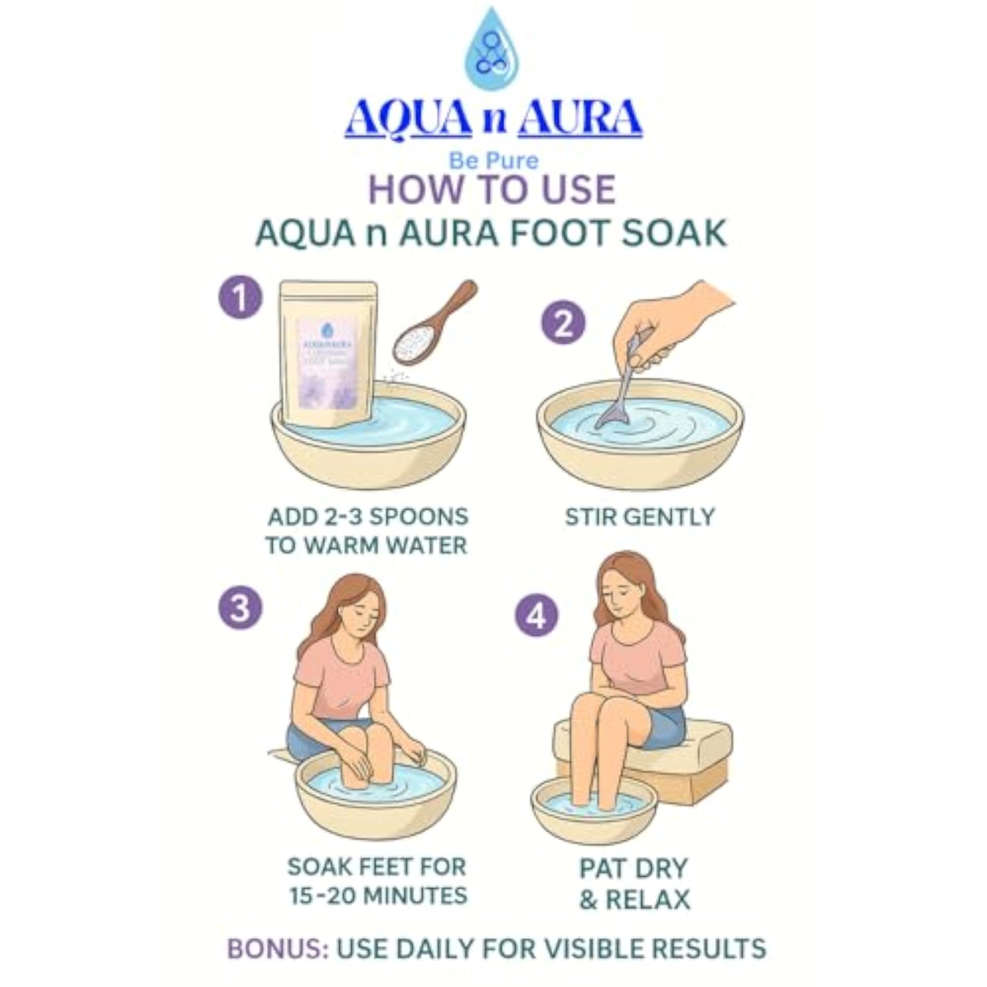 Therapeutic Anti-Odour Foot Soak with Tea Tree & Eucalyptus