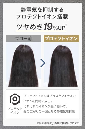テスコム テスコム ドライヤー プロテクトイオン Nobby by TESCOM ホワイトアッシュ NIB400A-W/E の商品画像 4