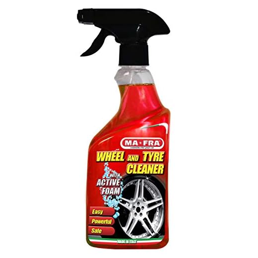 Mafra H0361, limpiador de llantas y neumáticos, limpia y desengrasa los arcos de las ruedas, utilizable con o sin espuma, tamaño 500 ml