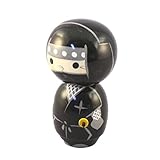 Peso: 200 grammi Kokeshi - Bambola ninja, colore: Nero
