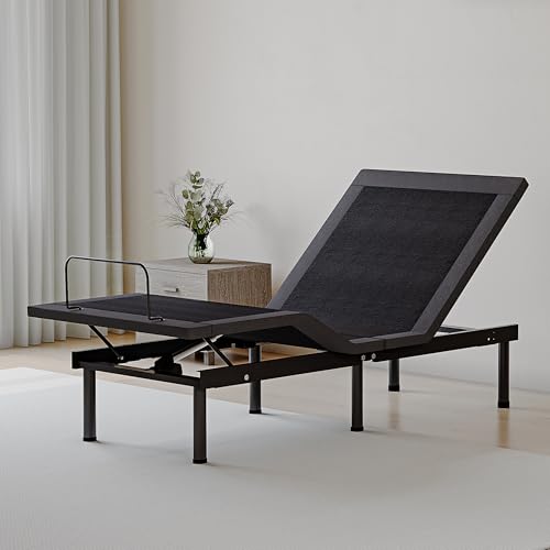 Image of MLILY EGOHOME Wireless Remote Adjustable Bed Frame Twin XL