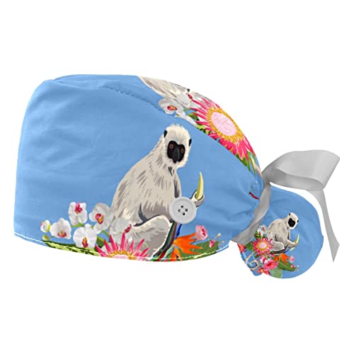 Casquettes de travail respirantes JDEZ anti-transpiration avec bandeau absorbant - Lot de 2