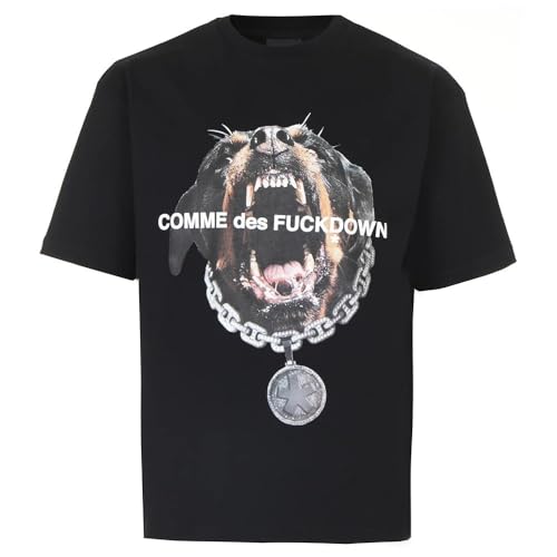 T-shirt noir pour chien COMME DES FUCKDOWN idéal pour les balades