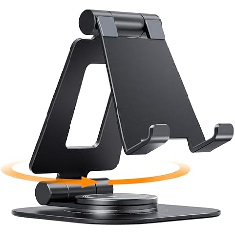 NULAXY 360 Rotating Phone Stand, Adjustable Holder Cover