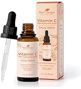Plant Therapy Vitamin C Face Serum & Hyaluronic Acid, Anti-Aging Serum with Ferulic Acid, Vitamin...