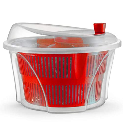 Arthi, 768206, Secador de Salada Centrifuga Seca Verduras Vegetais Manual, cor Vermelho, Polipropile