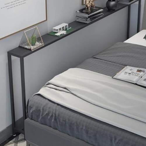 Mesa de entrada moderna para colocar detrás del sofá y decorar pasillos delgados con estante 2