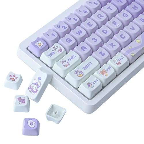 TYRIXKI PBT �L�[�L���b�v 142�L�[ �p�[�v�� �h���[�� �o�j�[ �L�[�L���b�v ���،^ �L���[�g �L�[�L���b�v �}�I �v���t�B�[�� �L�^ �J�X�^�� �L�[�L���b�v Cherry Gateron MX Swithes ���J�j�J���L�[�{�[�h�p