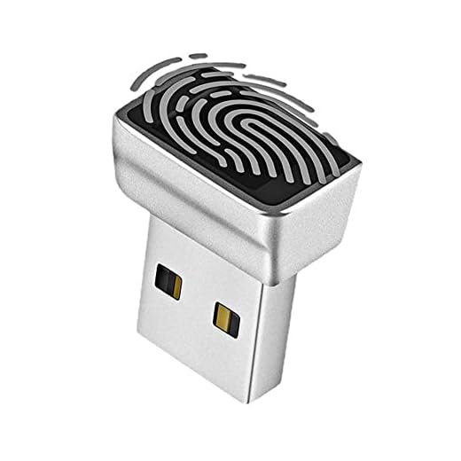 Ruifaya Módulo USB de leitor de impressões digitais para Windows 7, 8, 10, 11, Hello Biométrico, Scanner Padlock Unlock L1Z0 PC Módulo de impressão digital para laptops
