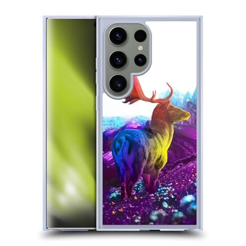 Coque Antichoc Samsung S24 Ultra MagSafe Dave Loblaw Cerf Violet Gel
