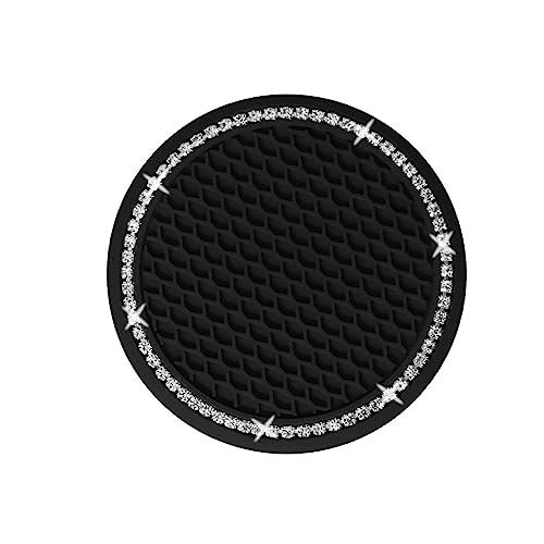Posavasos Antideslizante para Auto 4 Piezas Negro miniatura 5