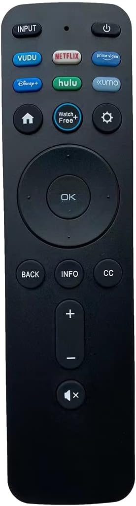 XRT260 Universal Remote Control, Compatible with VIZIO D, M, P, V-Series UHD LED LCD Smart TVs, Shortcut App Keys