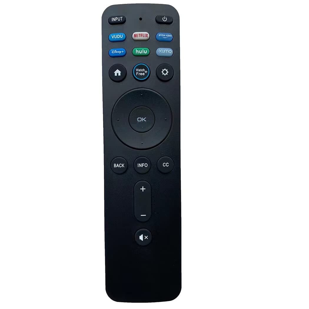 XRT260 Universal Remote Control, Compatible with VIZIO D, M, P, V-Series UHD LED LCD Smart TVs, Shortcut App Keys