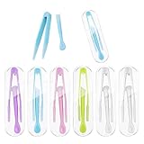 Kontaktlinsen Einsetzhilfe,6 Stück Kontaktlinsen Pinzetten,Kontaktlinsen Entfernen,Kontaktlinsen Inserter Remover,Kontaktlinsen Entferner Weiche Linsen mit Saugnapf Bunte Contact Lens Tweezers