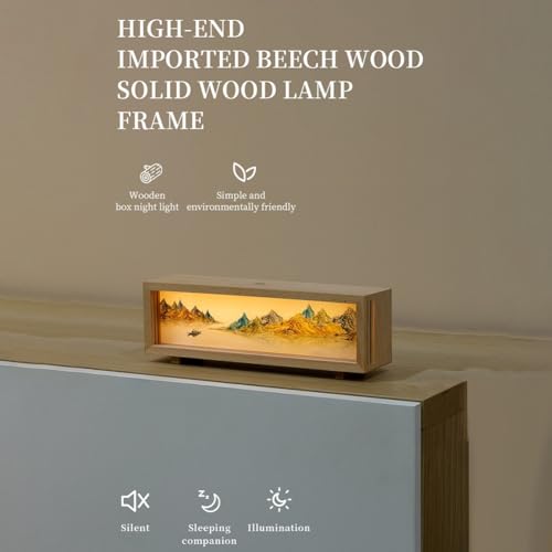 Lumière de nuit artisanale LED USB : déco de bureau cosy - 6